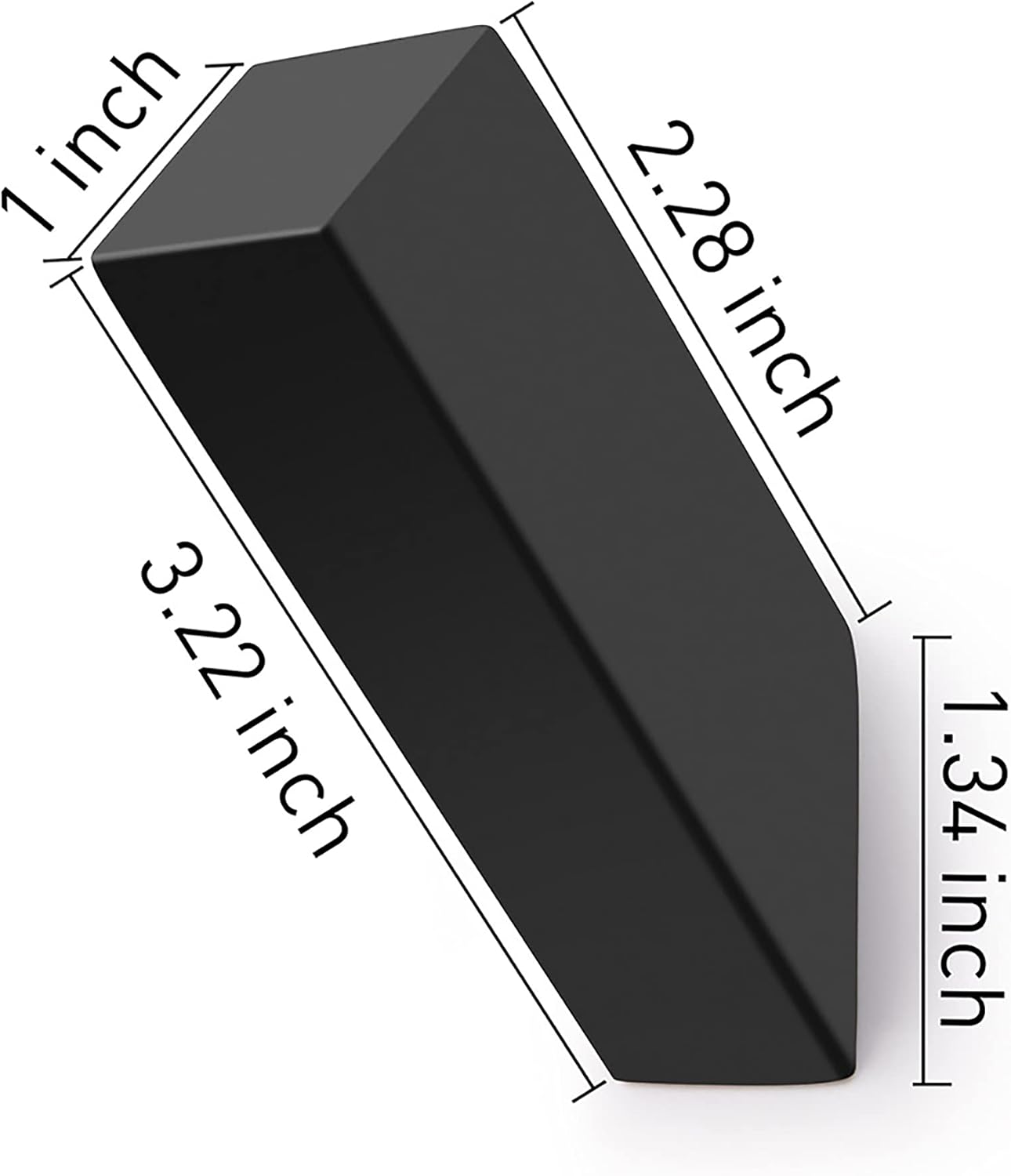 NINETREX Black Towel Hooks Matte Black Robe Hook, Modern Towel Hooks SUS 304 Stainless Steel Heavy Duty Wall Hooks Waterproof for Bathroom Bedroom Entryway Coat mudroom Garage, Wall Mounted 2 Pack