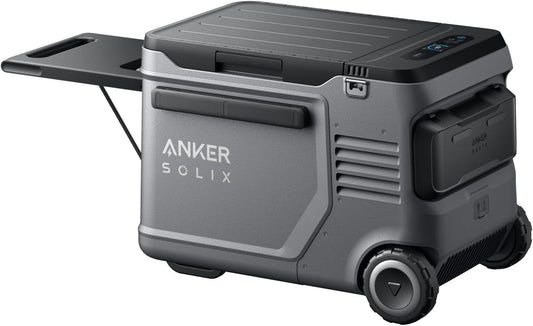Anker SOLIX EverFrost 2 40L Cooler, 42 qt Car Refrigerator, Electric Cooler with 288Wh Battery, Powered by AC/DC or Solar, for Camping, Travel, and Fishing, -4℉ to 68℉ (Only 1 Battery Included)