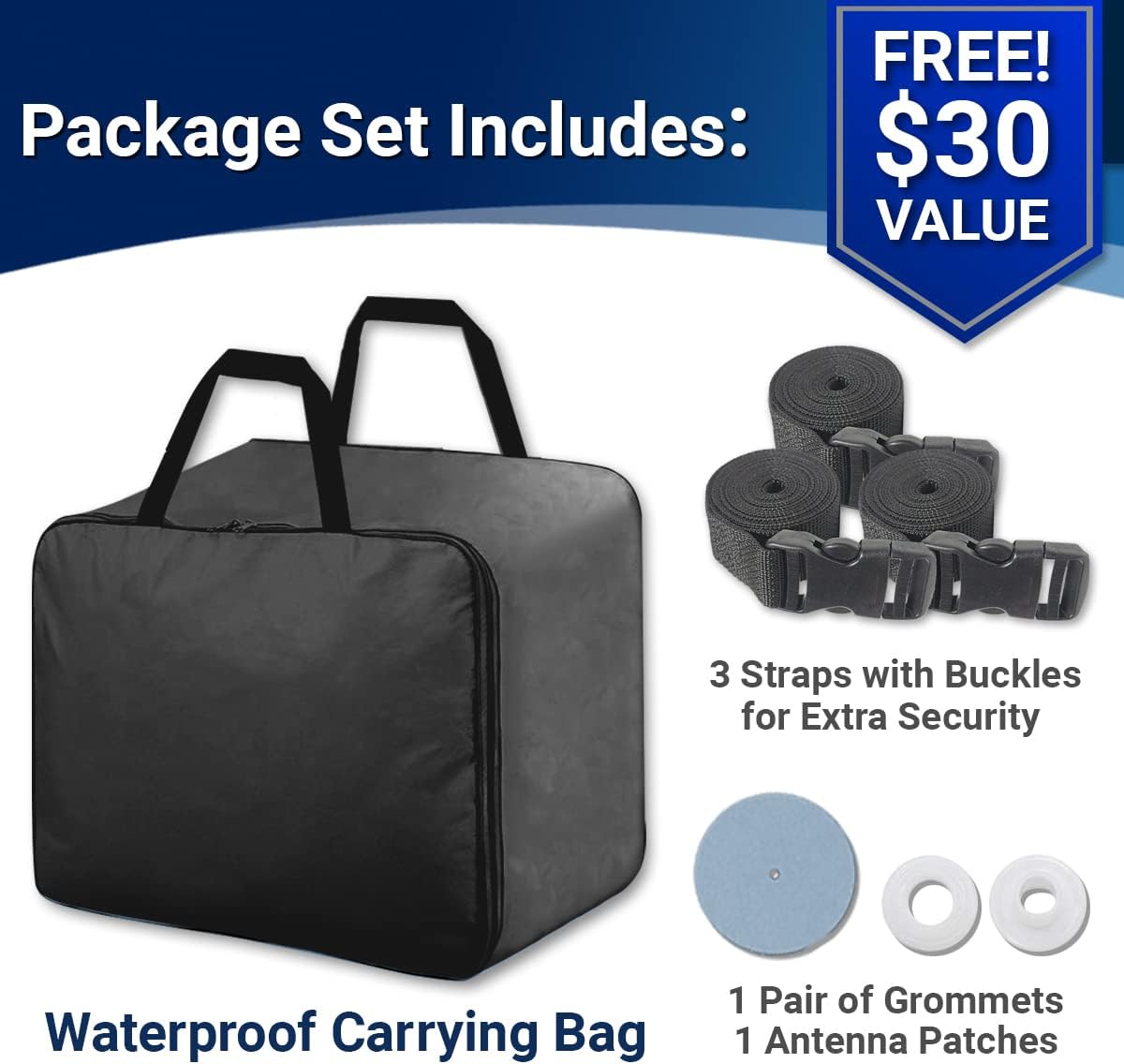 iCarCover Custom Car Cover Compatible with Camaro 1967-1969, Waterproof All Weather Rain Snow UV Sun Protector Full Exterior Indoor Outdoor Car Covers, Stripe (Black/Gray)