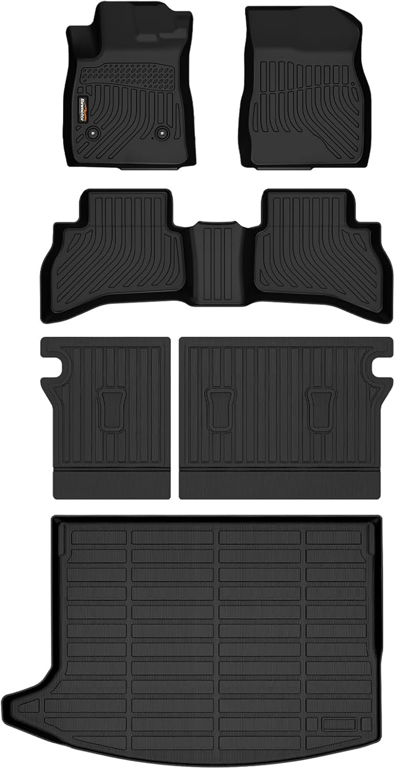 Binmotor-All Weather Car Floor Mats & Cargo Liner & Seat Protector Set for Buick Encore GX AWD 2020-2026(Only Fit Cargo in Upper Deck Position),TPE Rubber Liners for Buick Encore GX AWD Accessories