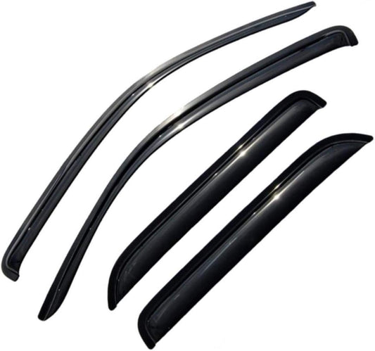 4pcs Side Window Deflectors Window Visors for 02-06 Altima Sedan Sun/Rain Guard Visor