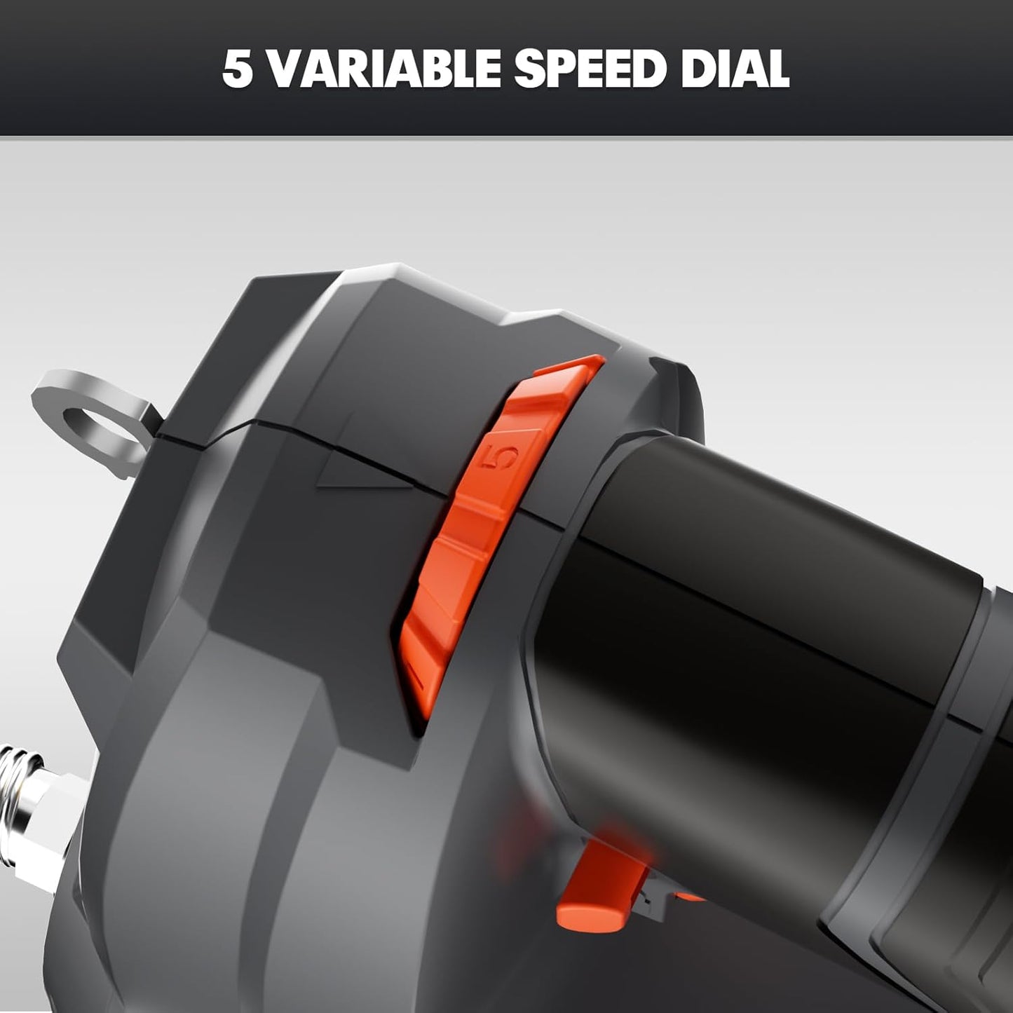 Mellif Cordless Power Grease Gun Compatible with DeWalt 20V MAX Battery, 10,000 PSI, Brushless Motor, 14 oz Capacity, 30" Hose, Built-in LED, Safety Lock, Includes 2.0Ah Battery & Fast Charger