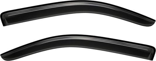 2pcs Outside Mount Style Dark Smoke Window Rain Guards Durable Side Wind Deflectors Window Visors Fit for 2000-2006 Toyota Tundra Standard Cab