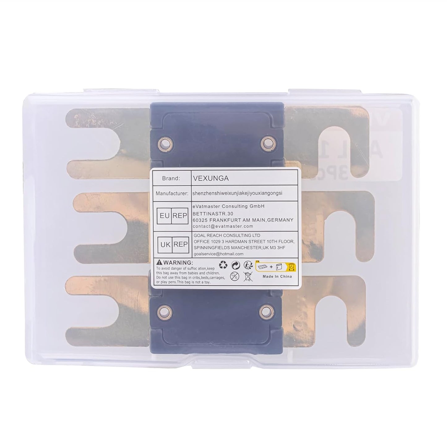 30A ANL Fuse 30 Amp Inline Blade Fuses 32V for Car Audio Inverter Automotive Stereo (Pack of 3 pcs)