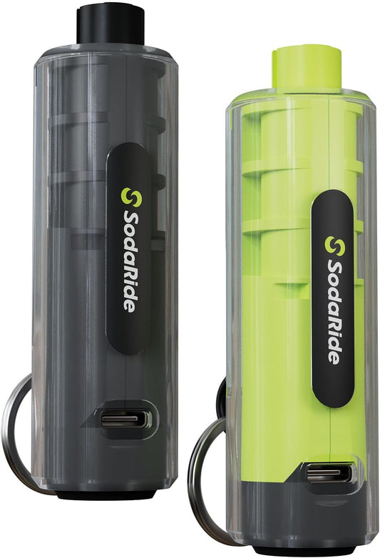 Window Breaker Seatbelt Cutter with Flashlight,2 in 1 Car Escape Tool Key Chain,Safe Hammer Glass Breaker Under Water,2 Pack, Black Green