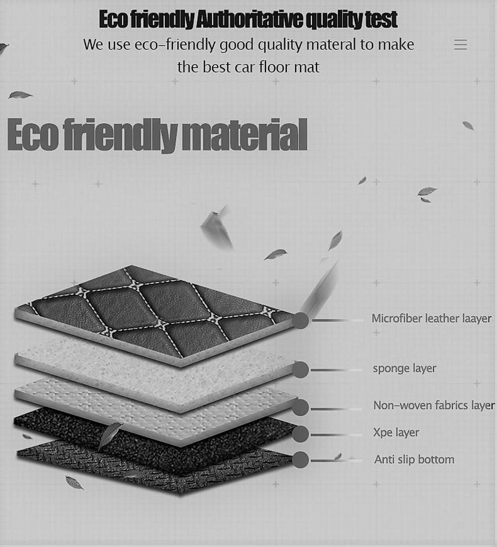 Custom Car Floor Mat Compatible with BMW Mercedes-Benz Toyota Cadillac Lexus Honda Infiniti Nissan Hyundai Kia Audi All Models Cars Sedans SUVs Automotive Mats (Beige)