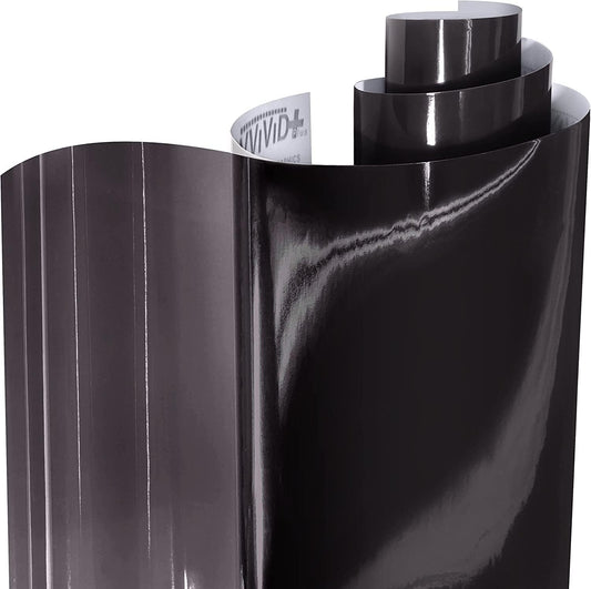 VViViD Extra-Wide Headlight Taillight Vinyl Tint Wrap Roll (Dark Smoke 60" x 60")