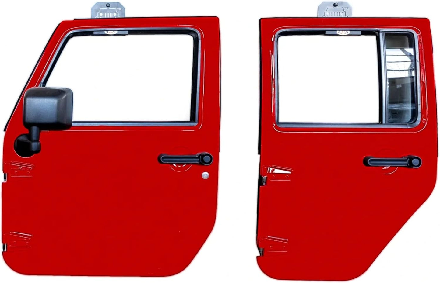 EZ4x4 Garage Wall Freedom Panel & Wrangler Door Storage Hangers Combo Kit, Heavy Duty Metal Storage Holder Bracket Compatible with JK JKU