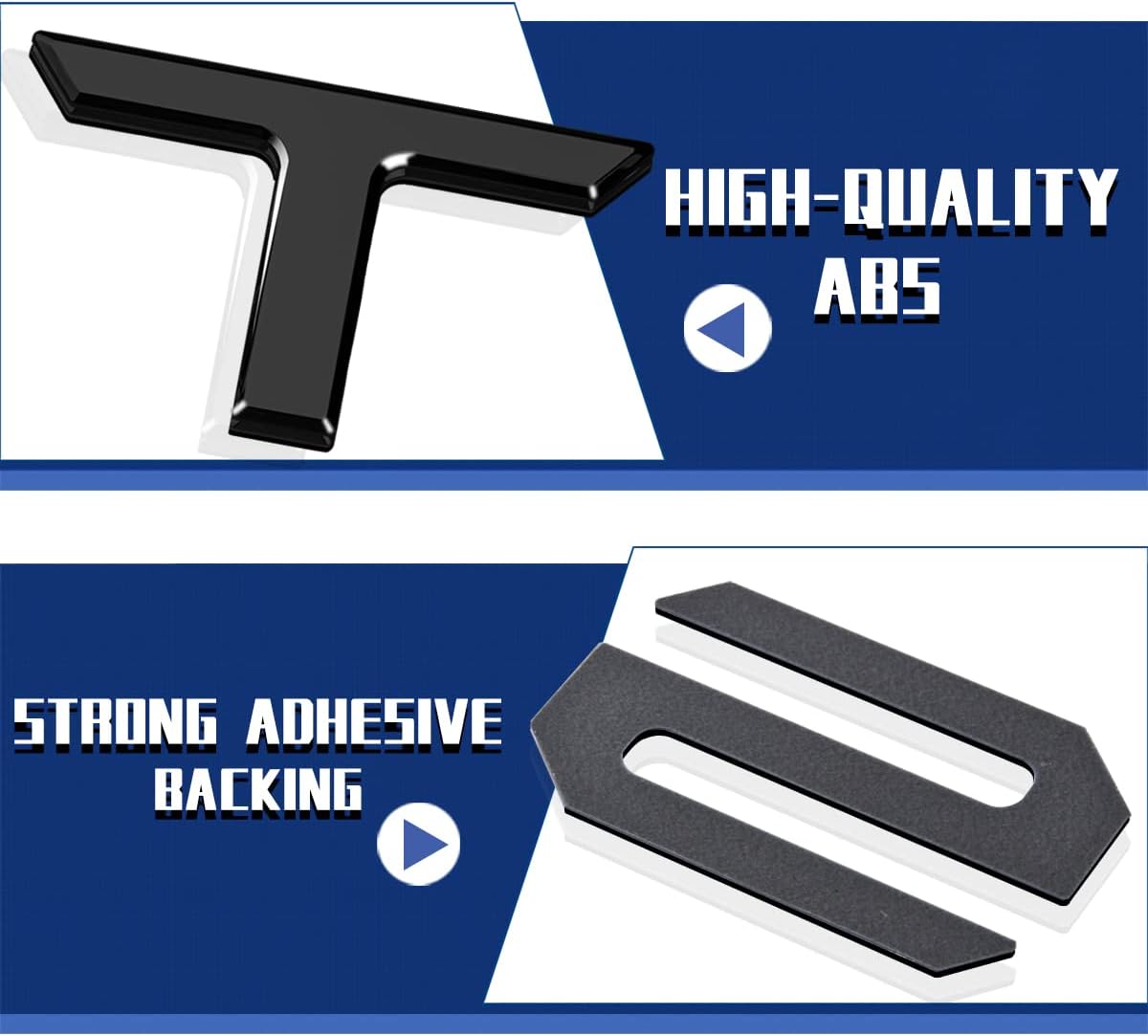 Tailgate Inserts Letters Compatible for 2022 2023 2024 2025 Santa Cruz 3D Raised & Strong Adhesive Decals Letters Rear Emblem Decal Sticker Compatible for Santa Cruz Accessories-Gloss Black