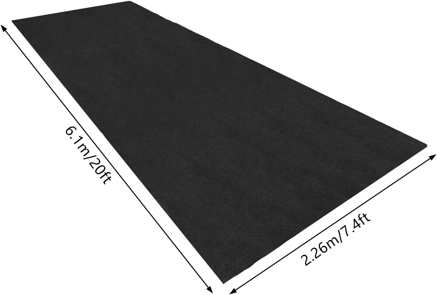Garage Floor Mat, 20ft x 7.4ft Garage Flooring Rug, Garage Mats for Floor Under Car, Non Slip Floor Protection Mat
