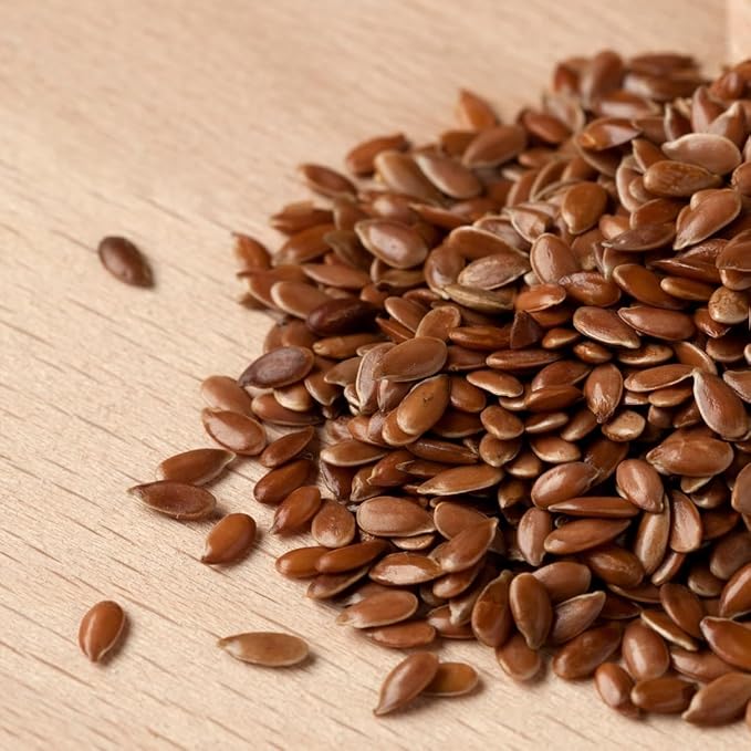 GranAroma Brown Flax Seeds, Baking, Egg Replacement, Linseeds (11.2 Ounce)