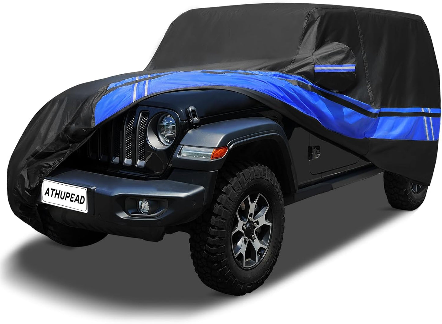 10-Layer Waterproof 4 Door All Weather Universal Fits Jeep Wrangler Cover for TJ YJ CJ JK JL