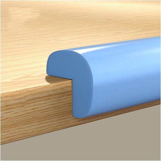 XPLKQXE Sharp Edge Safety Corner Edge Foam Padding, Edge Guards Bumpers Adhesive, Edge Corner Protector Guards for Table Edges & Sharp Corners(Blue,10pcs)