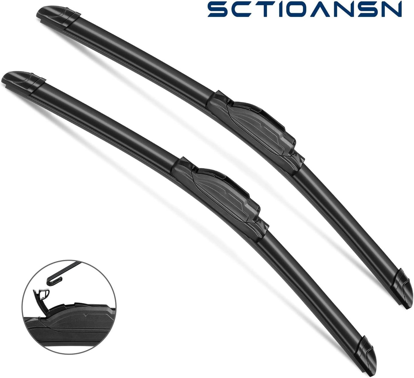 3Pcs Windshield Wiper Blades for Nissan Leaf 2011-2017, Original Equipment Automotive Replacement Windshield Wiper Blades for My Car- 26"/16"/10B" (Pack of 3) J- HOOK