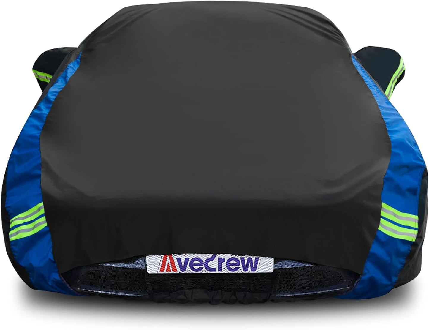 Avecrew Car Cover for Tesla Model 3 2017-2024, Custom Fit Full Exterior Cover with Charging Port and Breathable Ventilation Mesh, Waterproof All Weather Outdoor Rain Snow Sun Protection Cover