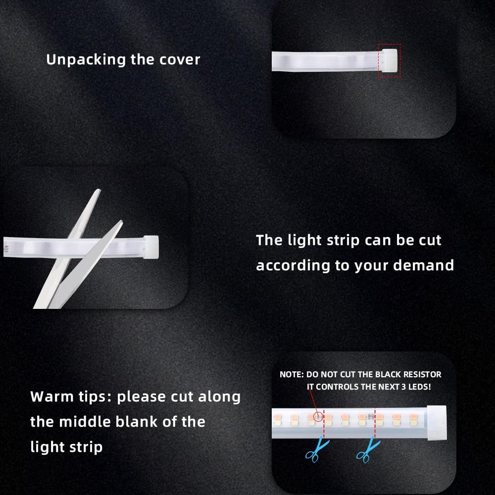 Upgrade Dynamic Flowing Car LED Trunk Light Strip, 158Inch Universal Flexible Cutting Silicone Waterproof Neon Lights Strip, 12V Interior Ambient Lighting for Cars SUVs(White)