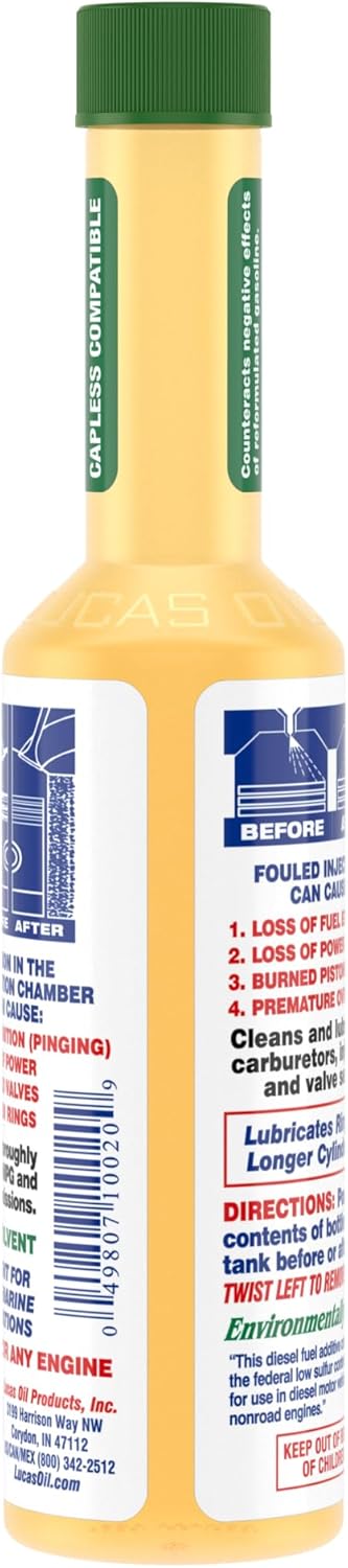 Lucas Oil 10020-PK24 Fuel Treatment - 5.25 Ounce (Pack of 24)