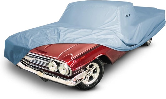 iCarCover Premium Car Cover for 1959-1960 Chevy El Camino Heavy Duty Waterproof All Weather Automobiles Custom Fit Indoor Outdoor UV Snow Protection Covers with Straps and Bag