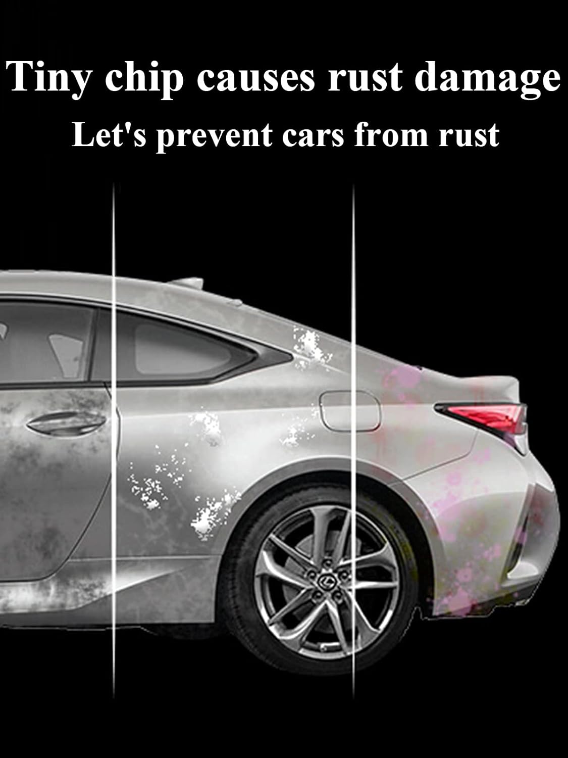 SYOAUTO Pearl Black Touch Up Paint for Cars Auto Touch up Paint Scratch Repair Pen Brush and Tip 2 in 1 Pearl Black