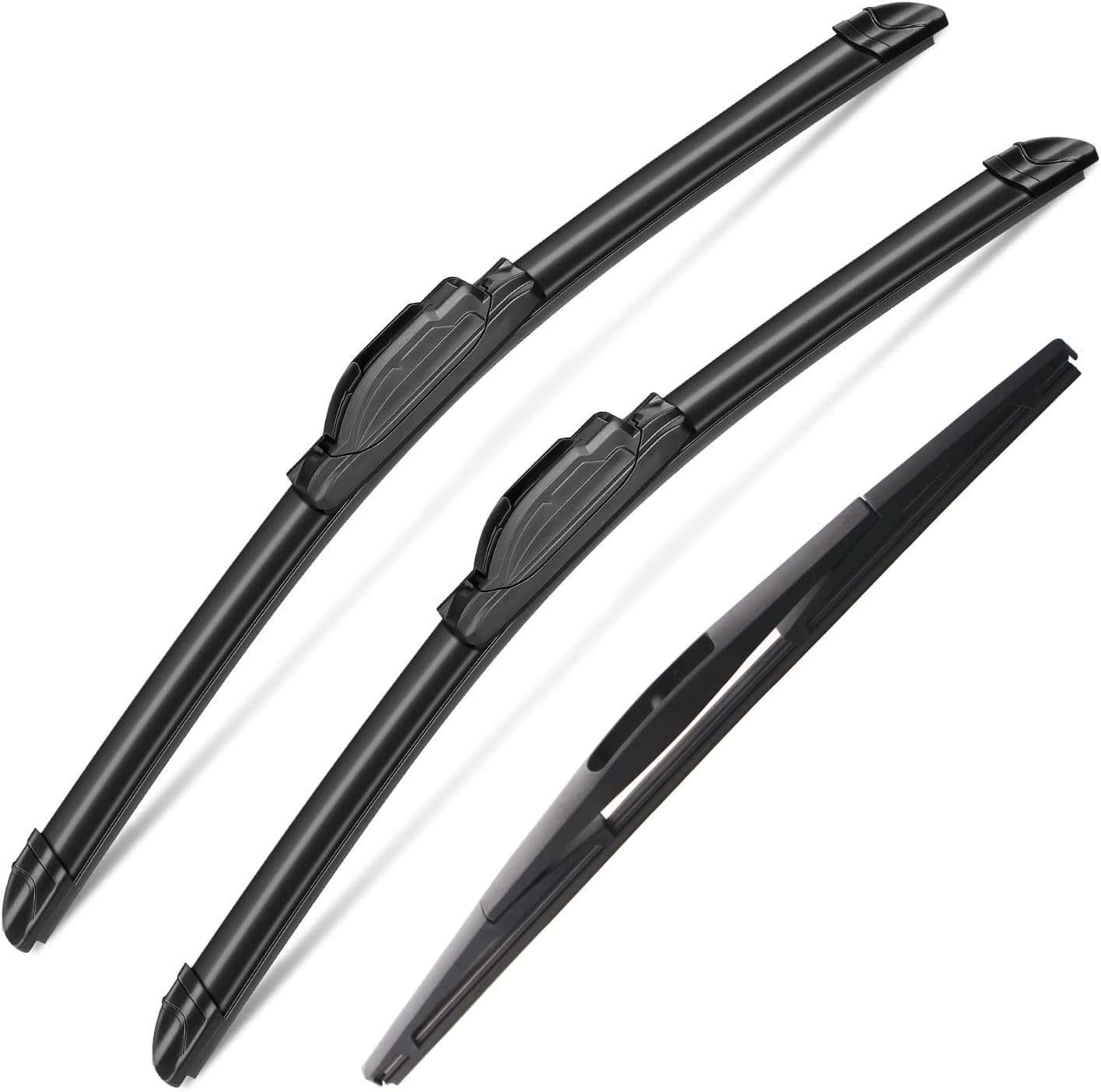 3Pcs Windshield Wiper Blades Set for Honda Pilot 2016 2017 2018 2019 2020 2021 2022, Original Equipment Replacement Automotive Windshield Wiper Blades for My Car- 26"/24"/14B" (Pack of 3) J- HOOK