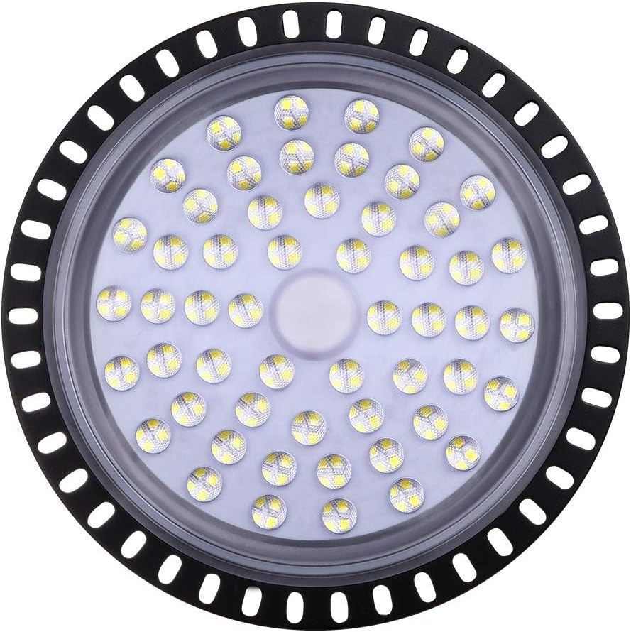 Viugreum 5 PACK 200W UFO LED High Bay Light, 20000LM 6500K Daylight White LED Warehouse Lighting, IP65 Waterproof Commercial Bay Lighting for Garage Barn Workshop Wet Location