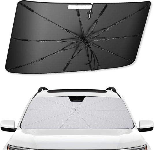 SXCY for 2023 2024 2025 Honda Pilot Windshield Umbrella Sunshade [Easier Foldable] for 2023 2024 2025 Honda Pilot Accessories 2024 2025 Pilot Sunshade Umbrella 2025 Pilot Windshield Umbrella Sun Shade