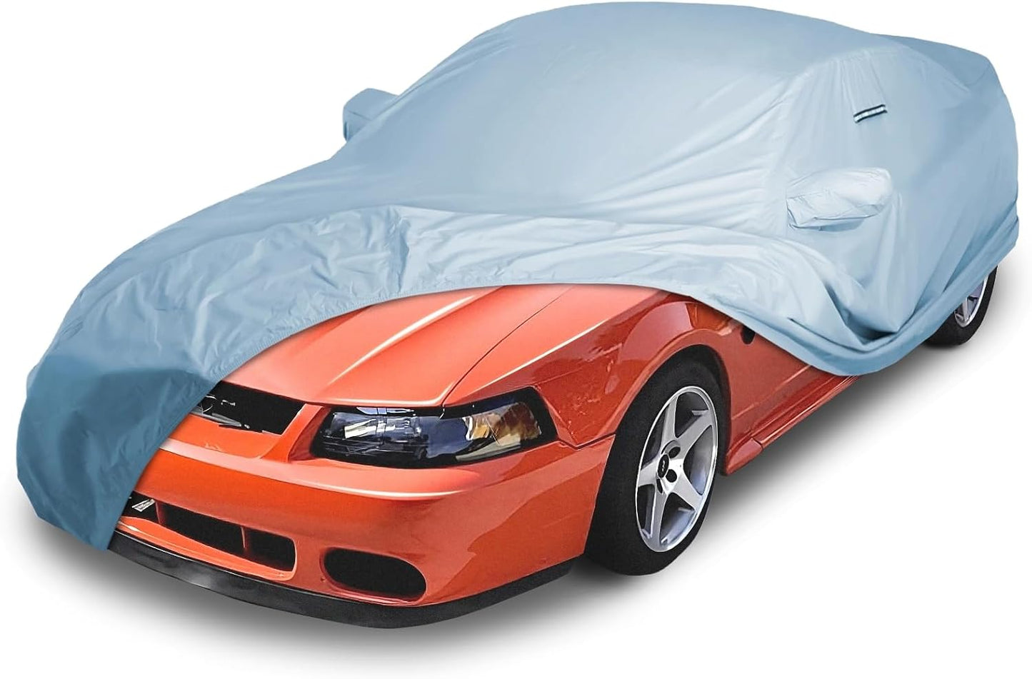 iCarCover Custom Car Cover for 1979-2004 Ford Mustang Waterproof All-Weather Rain Snow UV Sun Protector Full Exterior Weatherproof Indoor Outdoor Car Cover