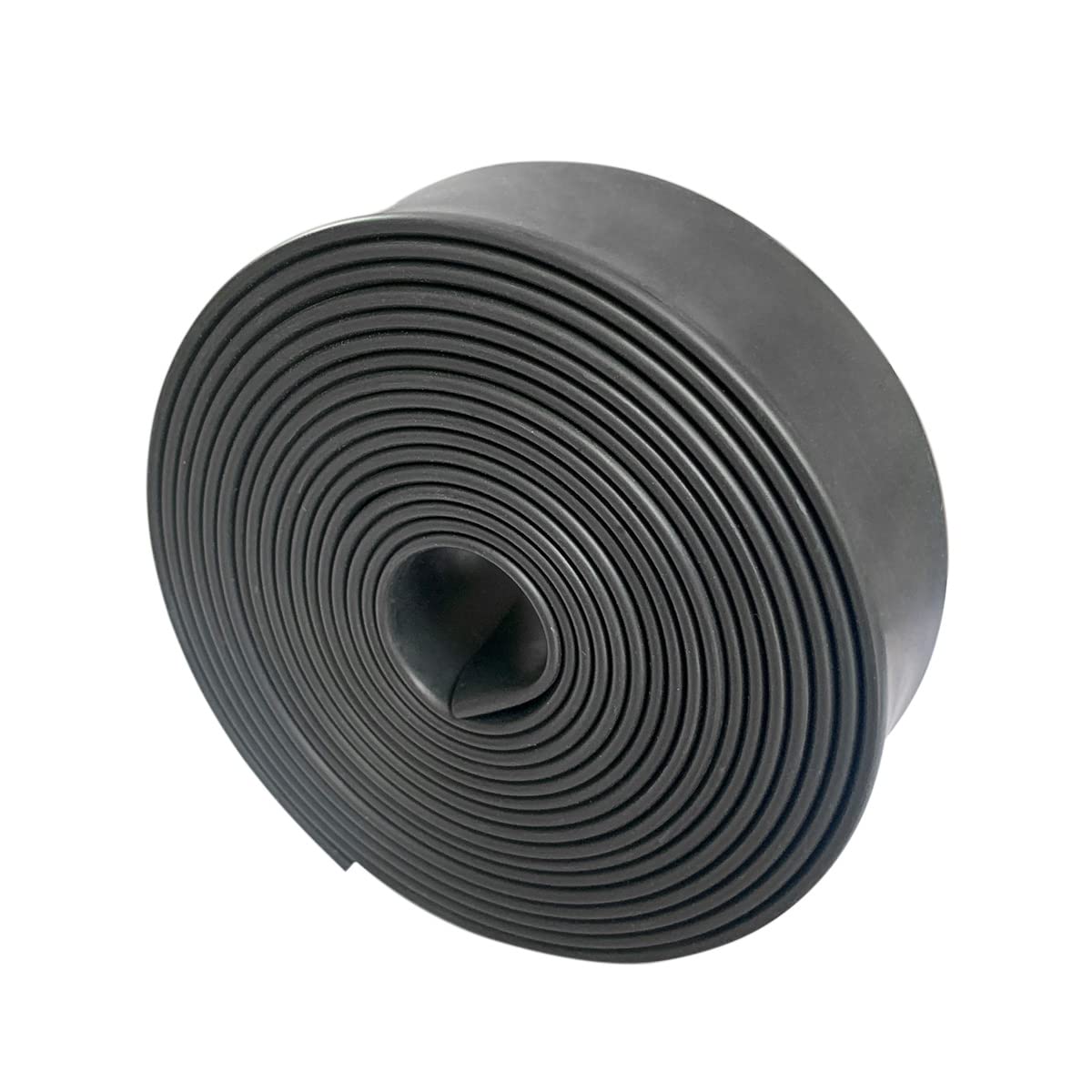 3:1 Ratio Heat Shrink Tubing Roll Adhesive Lined Industrial Marine Grade Dual Wall Heat Shrink Tube Waterproof and Sealed Black (1-1/4 inches(30 mm), 10 Feet)