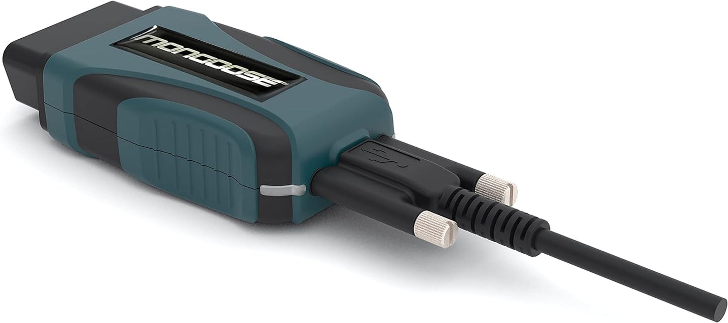 Opus IVS Mongoose-Plus J2534 OEM Vehicle Interface Cable - Ford/Lincoln/Mercury OEM Reprogramming and Diagnostics