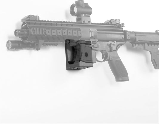 Spartan Mounts for SIG MPX 9mm | (Does NOT FIT AR) Rifle Wall Display Storage Organization System | Low Profile Design | Features Locking System | Gun Safe Wall Room Solution
