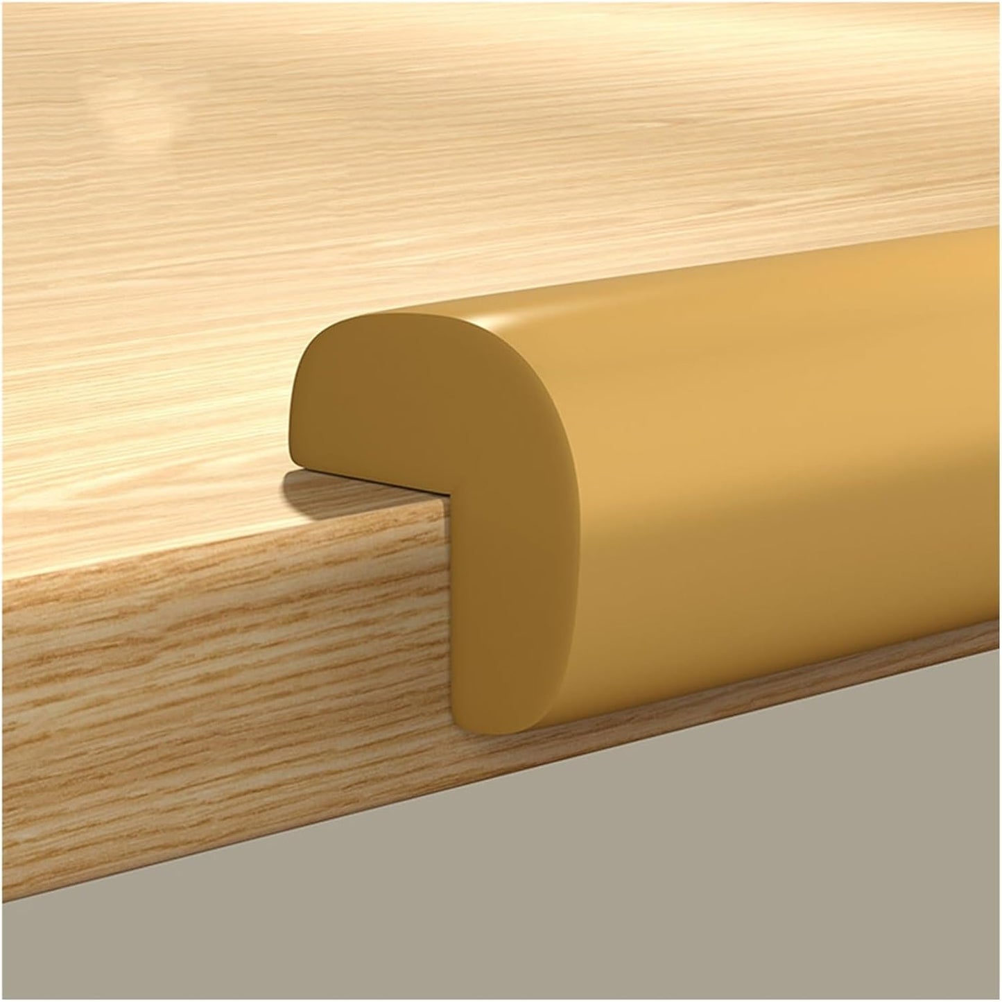 XPLKQXE Sharp Edge Safety Corner Edge Foam Padding, Edge Guards Bumpers Adhesive, Edge Corner Protector Guards for Table Edges & Sharp Corners(Woody,10pcs)