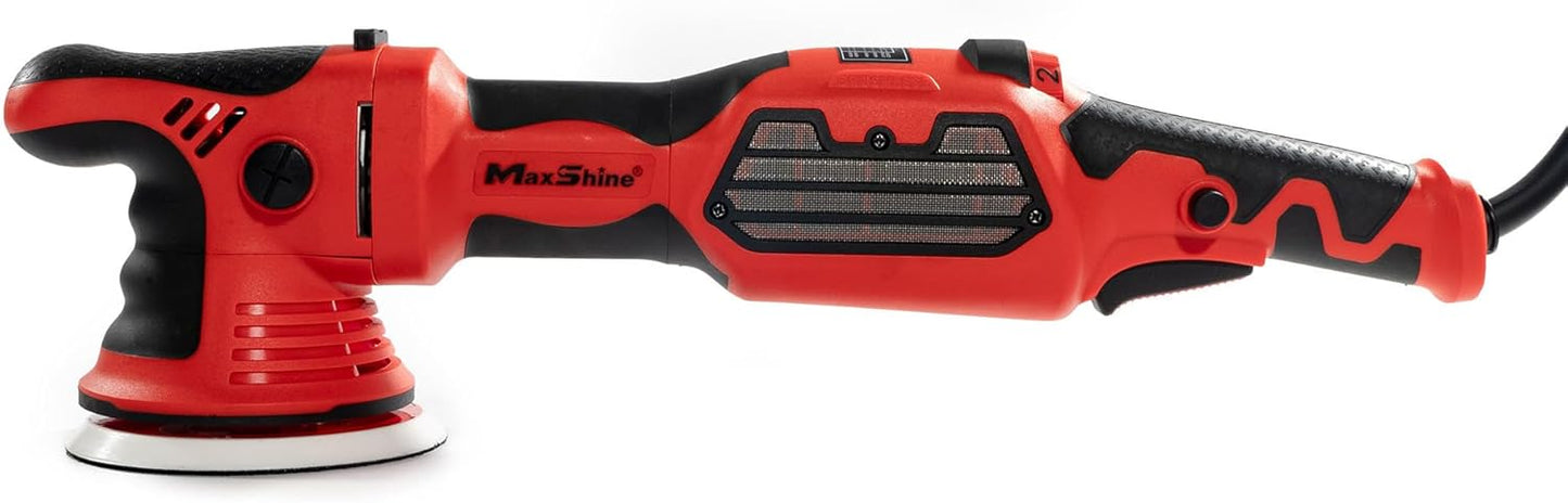 Maxshine 8mm Throw, 5" Plate Brushless MB8 Pro Dual Action Polisher, Car Detailing - Powerful 1200W, 5/16"-24 Thread - Auto Detailing Tool for Paint Protection
