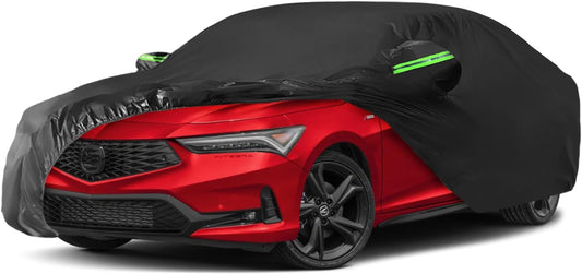 Proadsy 2025 Upgrade Car Cover Custom Fit for Acura Integra 2023 2024 2025, Waterproof All Weather for Automobiles, Full Exterior Cover Rain Snow Sun Protector Indoor Outdoor Car Cover