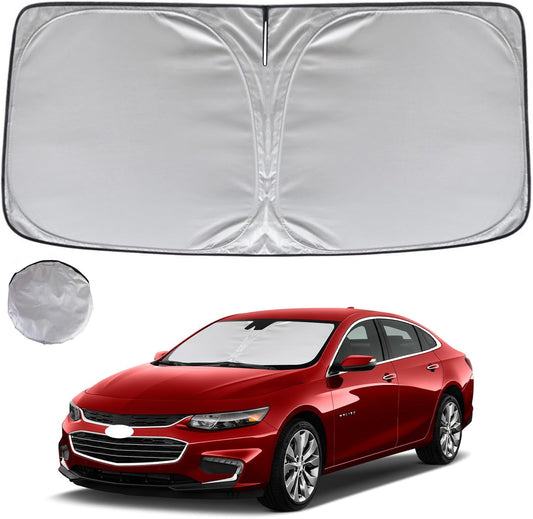 KAYZT Windshield Sun Shade for 2016-2025 Che-vrolet/Chevy Malibu Foldable Sunshade Front Window Custom Fit Car Accessories