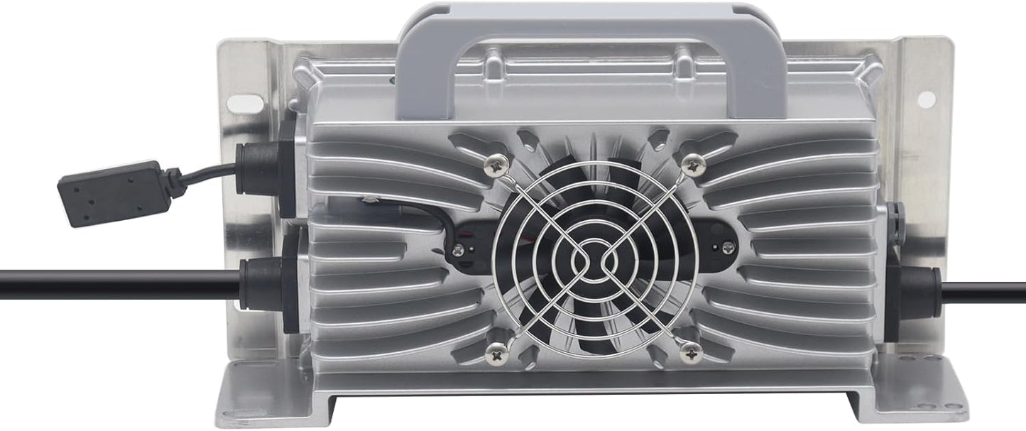 20 AMP Battery Charger Replacement for 36 Volt EZGO EZ-GO TXT Golf Cart, Waterproof IP68 with D-Plug/Powerwise Style Plug