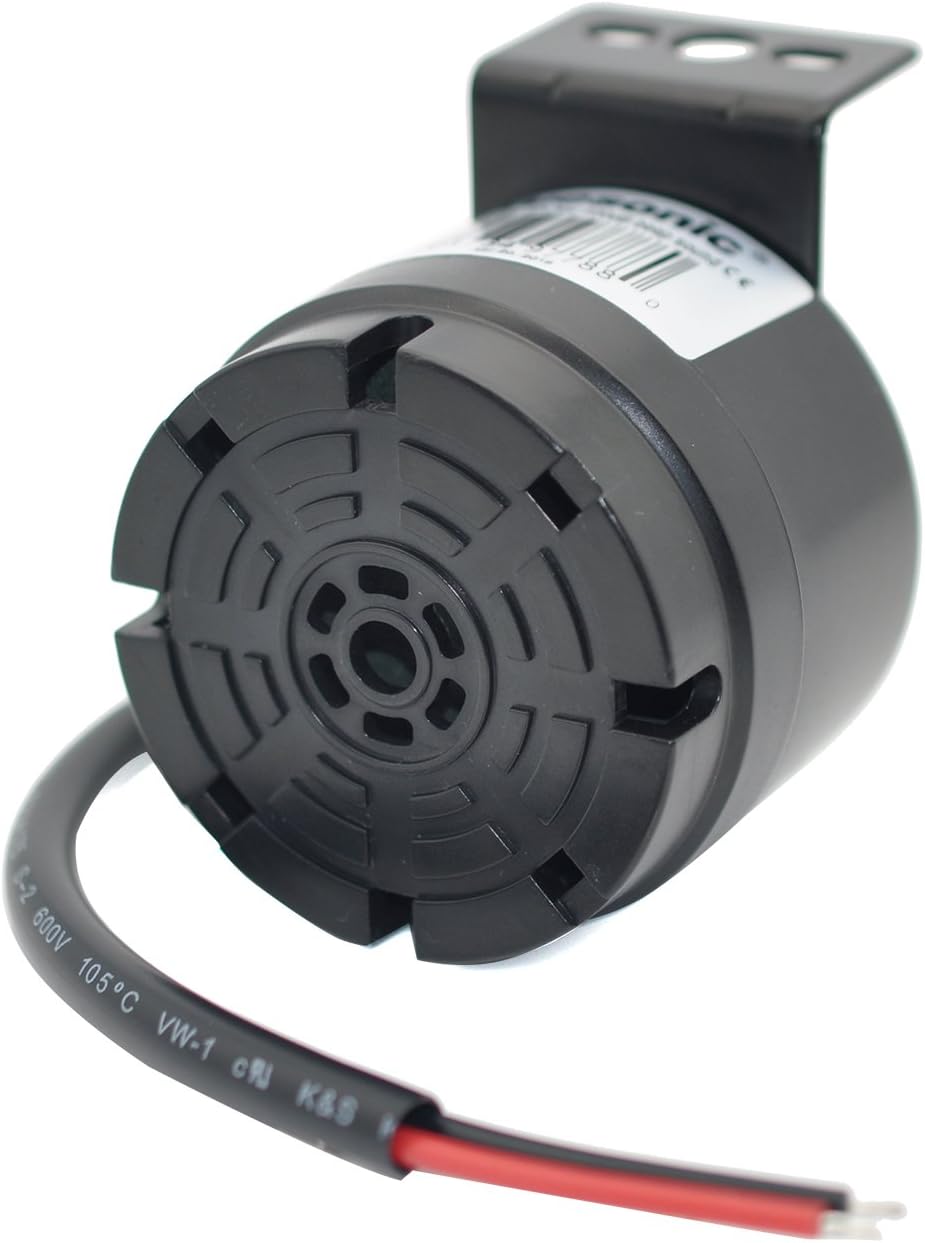 Universal 12-24V 100dB Waterproof Back-Up Alarm (Black-1 PCS)