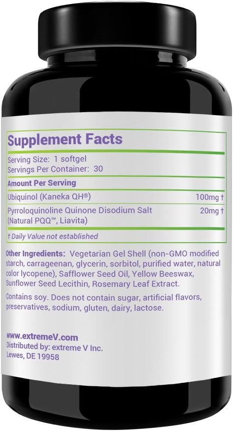 FertileQQ ULTRA Ubiquinol (QH) plus PQQ to BOOST Mama's 2B Natural Reproductive Support, #1 Formula for Support of Mitochondria Egg Cell Health - Doctor Recommended Fertility Formula.