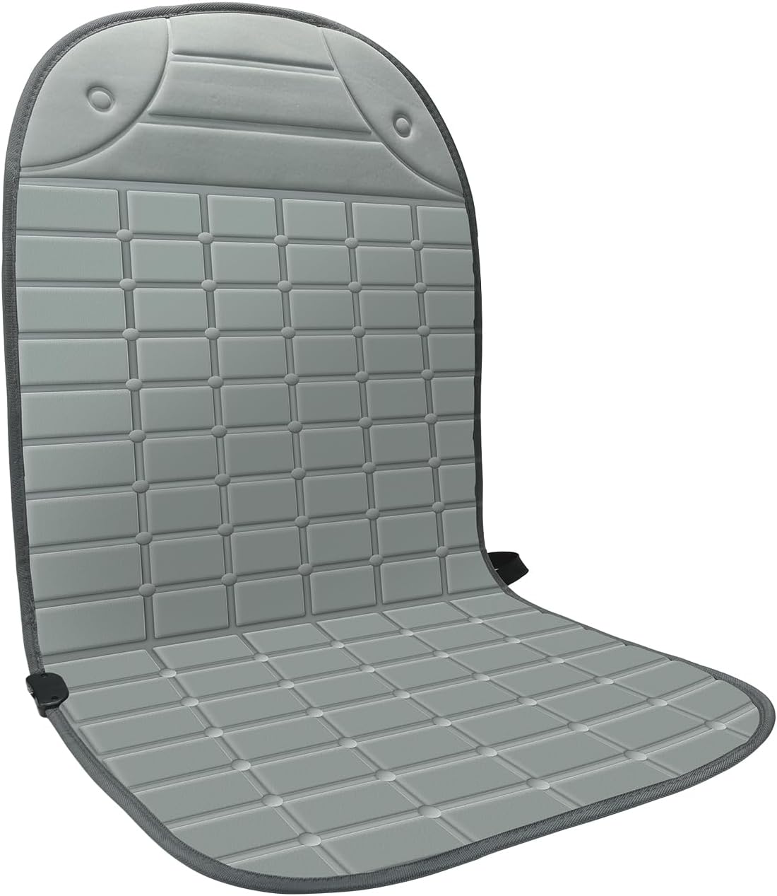 Seat Cushion for Cold Weather - Winter Soft Seat Cover with Adiustanle Buckle for Full Back and Seat (Gray)