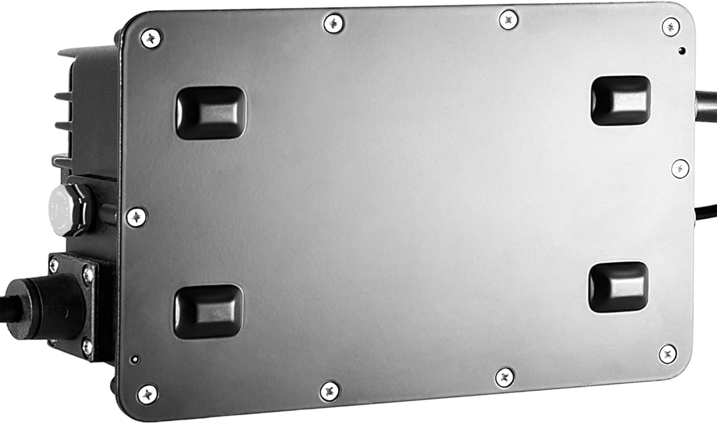 800W Lead Acid Battery Charger 48 Volt 15 AMP 3-Pin Original Gray One-Piece Plug Club Car DS&Precedent Golf Carts