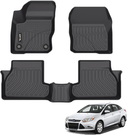 AIPOIL® Floor Mats for 2012-2018 Ford Focus | All-Weather | Easy to Clean | All-Round Protection丨Full Set Automobile mats Accessories.