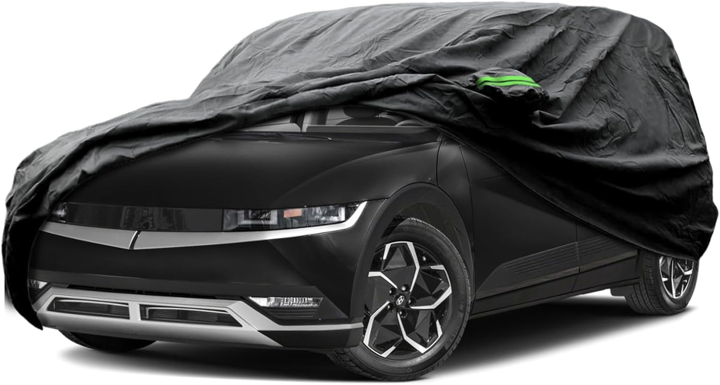 Proadsy 2025 Upgrade Car Cover Custom Fit for 2022-2025 Hyundai Ioniq 5, Waterproof All Weather for Automobiles, Full Exterior Cover Rain Snow Sun Protector Indoor Outdoor Car Cover