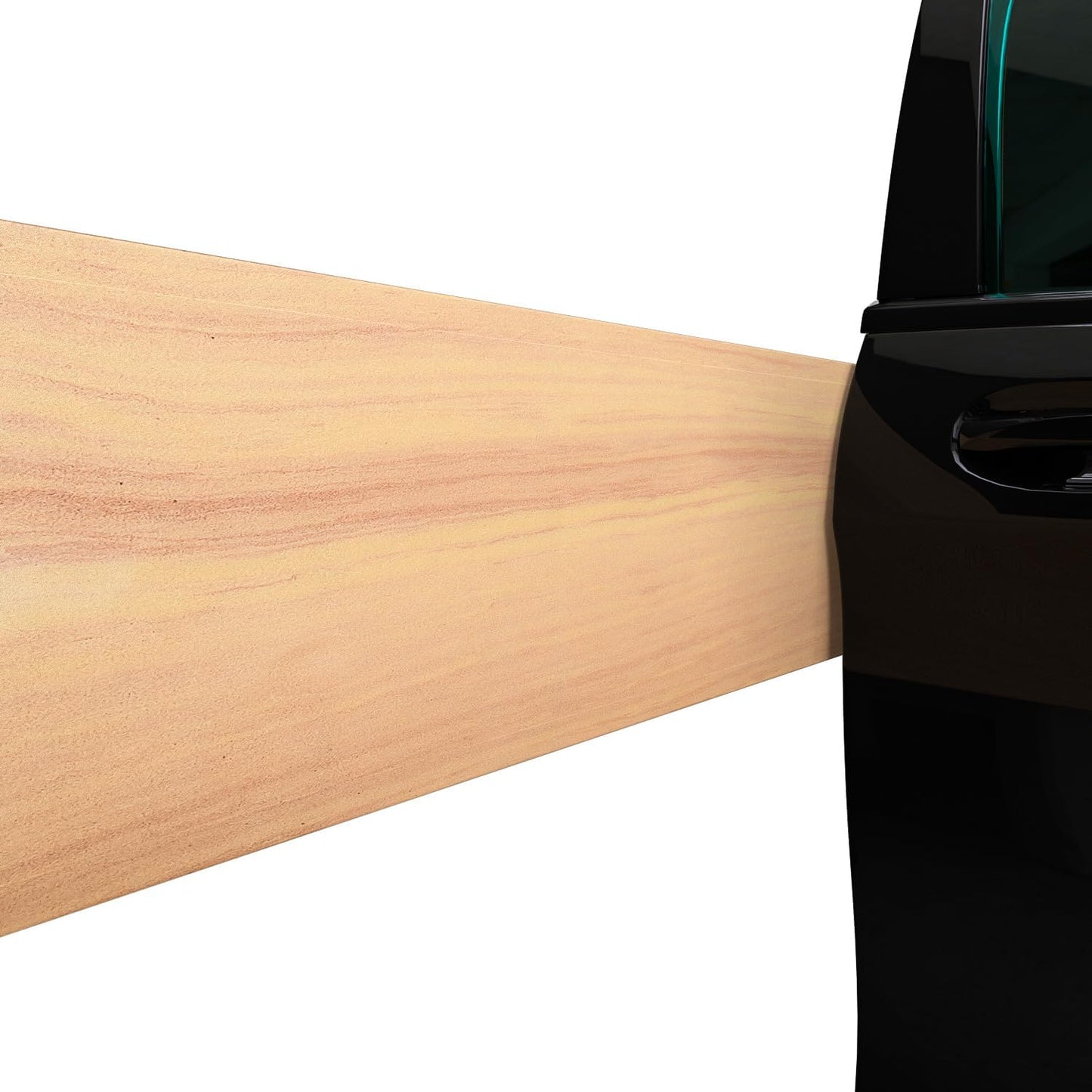 GWP01 Wood Grain Garage Wall Protector Car Door Protectors, Garage Accessories, Parking Stopper for Garage, Tool-Free, Designed in Germany (6.5mm Wood Grain)