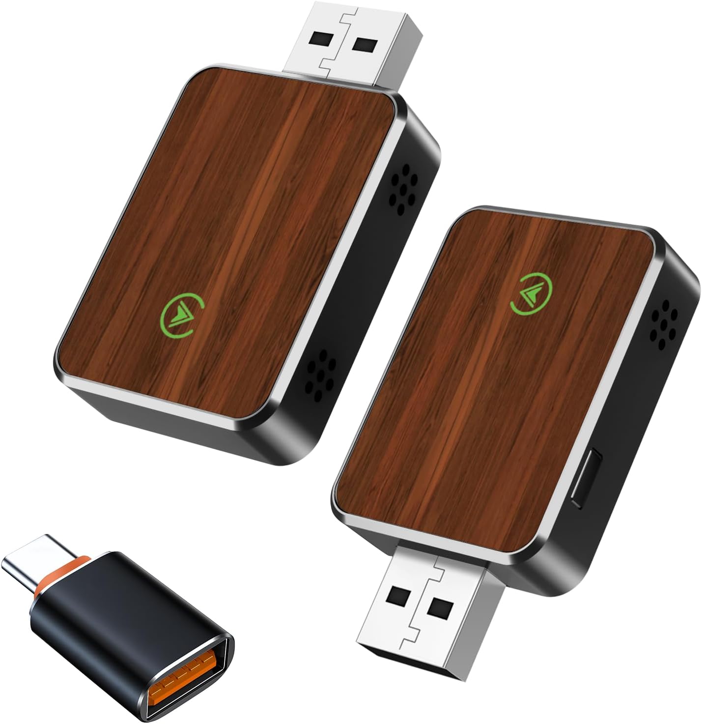 Wireless Carplay Adapter for iPhone & Android Auto 2-in-1, Convert Factory Wired to Wireless Carplay Dongle, Plug & Play Carplay Wireless Adapter for iPhone iOS 10+, Black