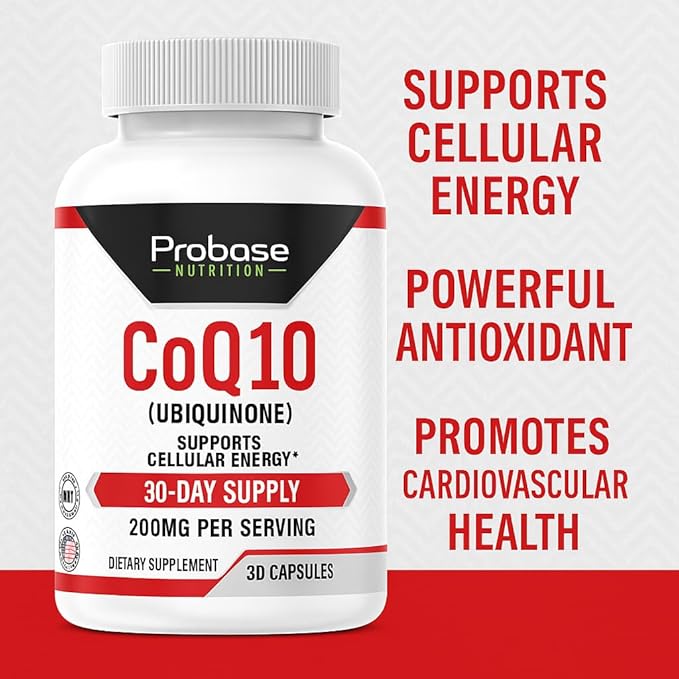 CoQ10 (Ubiquinone) 30 Capsules 30-Day Supply