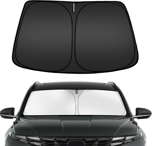 ARISMOTOR Windshield Sun Shade for Hyun-dai Tucson 2022-2025 2026, Custom Fit Foldable Front Window Sunshade Sun Visor Protector, Block UV Rays Keep Your Car Cooler