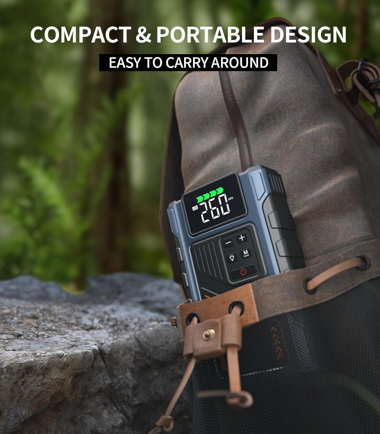 Car Battery Charger Jump Starter with Air Compressor, 4000A Jumper Box for Car Battery Portable Booster Jump Pack, 12V Jumpstart Combo 150PSI Tire Inflator Air Pump(Up to 8.0L Gas/6.5L Diesel)