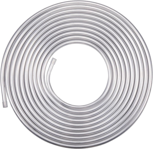 1/2" OD Aluminum Hard Fuel Line Hardline Tube Tubing Coil 25 Feet Roll