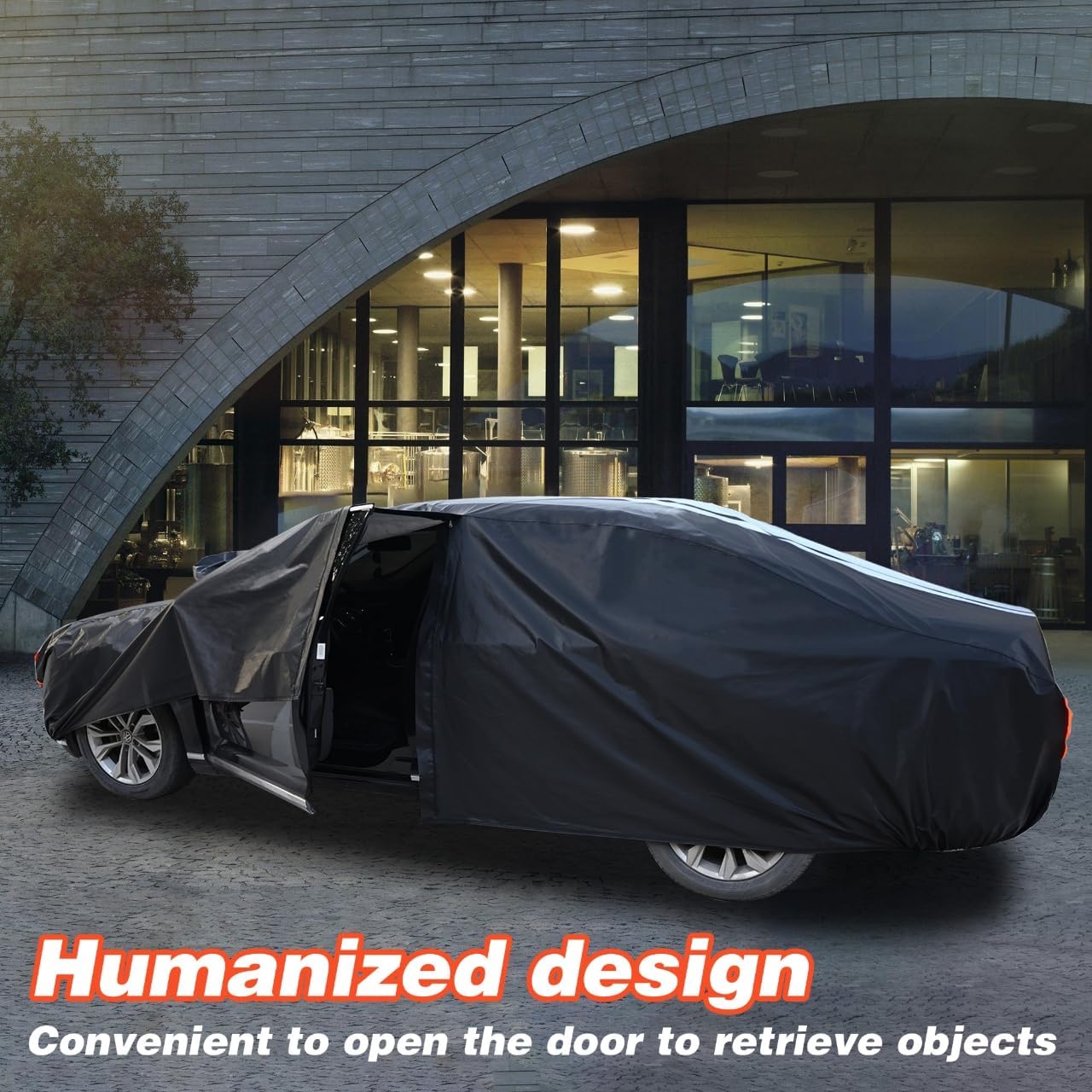 Subaru Forester Car Cover 100% Waterproof All Weather, Gift with Towel, 10 Layers SUV Car Cover Custom Fit 1997-2025 Subaru Forester, Outdoor Covers Rain Sun UV Protection with Door Zipper.