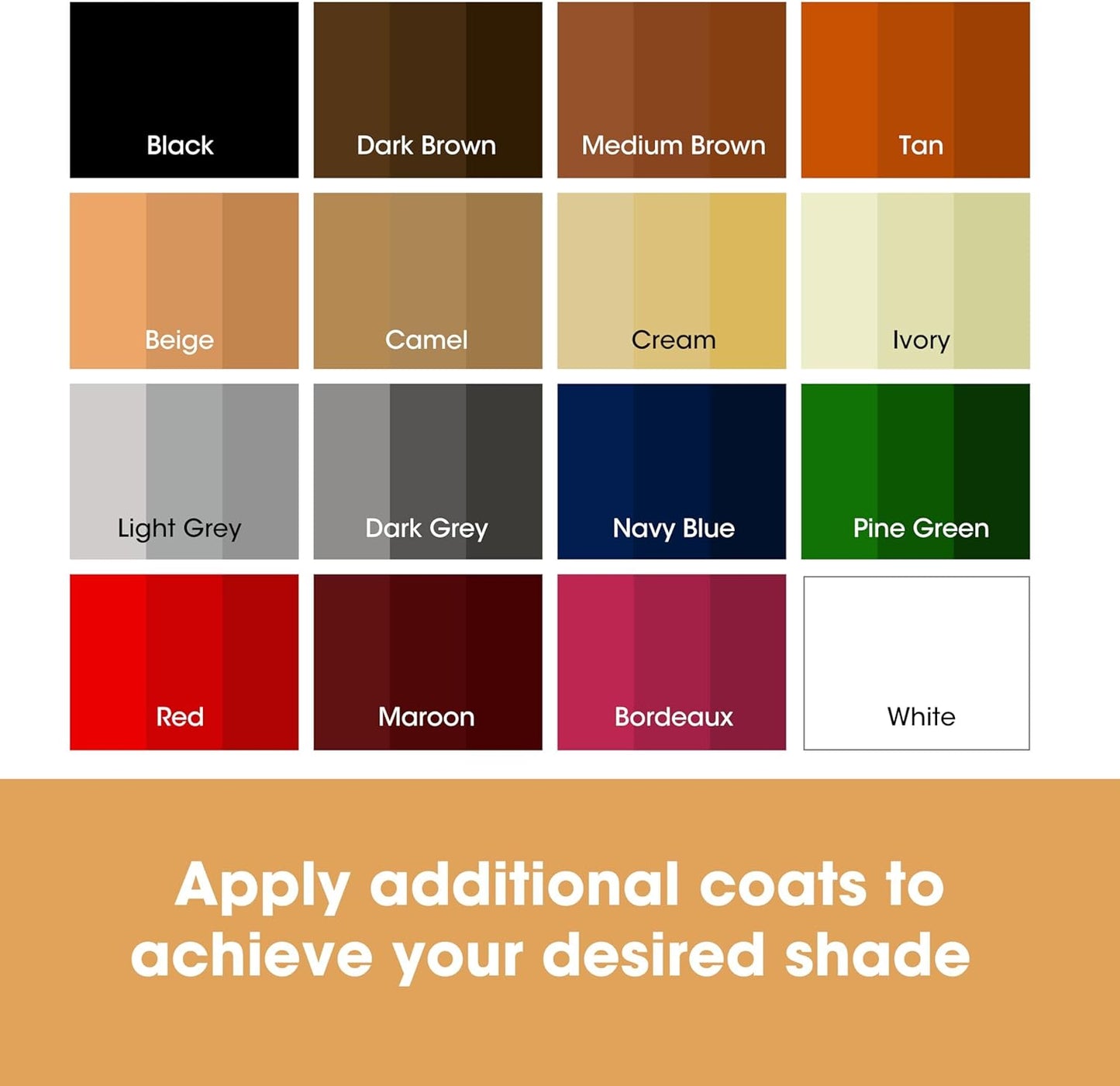 Furniture Clinic Leather Complete Restoration Kit | with Leather Recoloring Balm, Cleaner, 2-in-1 Protection Cream & Conditioner, Sponge, and Cloth | Repair Kit for Furniture (Medium Brown)