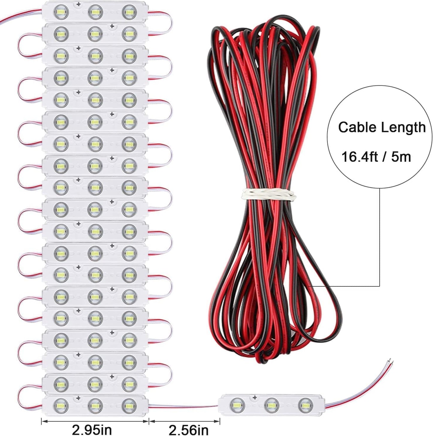 Linkhood 120 LED Van Interior Light, Car White LED Ceiling Lights Kit, Super Bright Lighting Dome Lamp for Van RV Truck Auto Vehicle Boat Caravan Trailers Lorries Cargo Transit Bus Camper